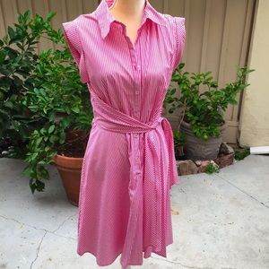 Neiman Marcus 3/4 button up dress